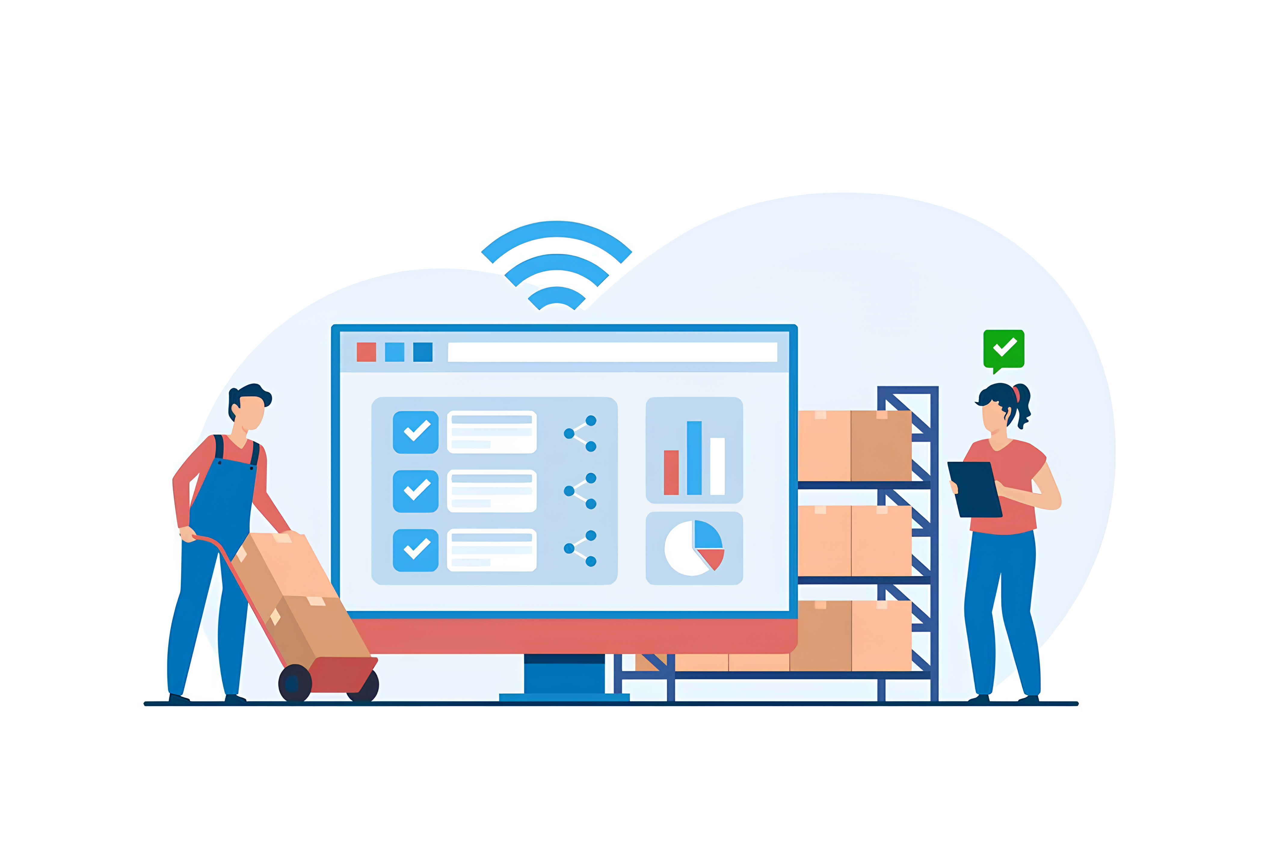 Warehouse Illustration